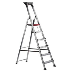 Altrex huishoudtrap enkel oploopbaar dubbele treden 6 (7,3kg)